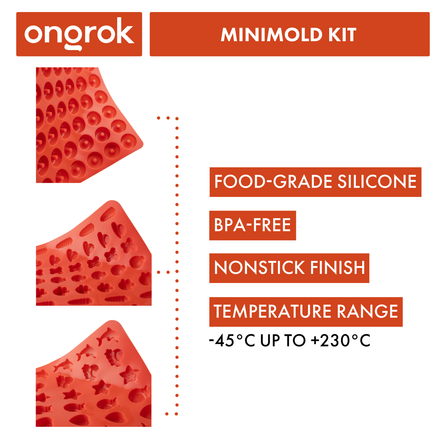 Ongrok Silicone Gummy Molds with Droppers - BuddyBrands - Little Red General Store