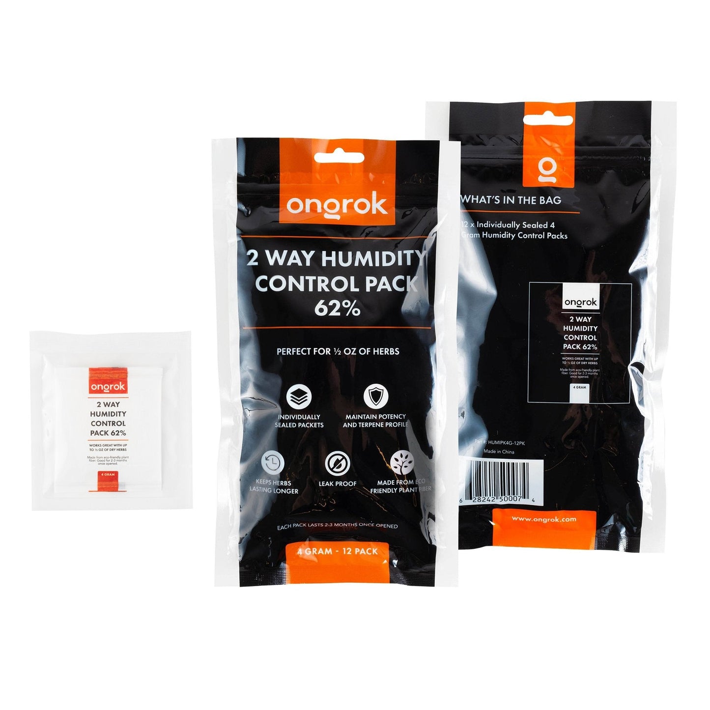 Ongrok 2 - Way 62% Humidity Packs | 3 sizes (Small, Medium, Large) - BuddyBrands - Little Red General Store