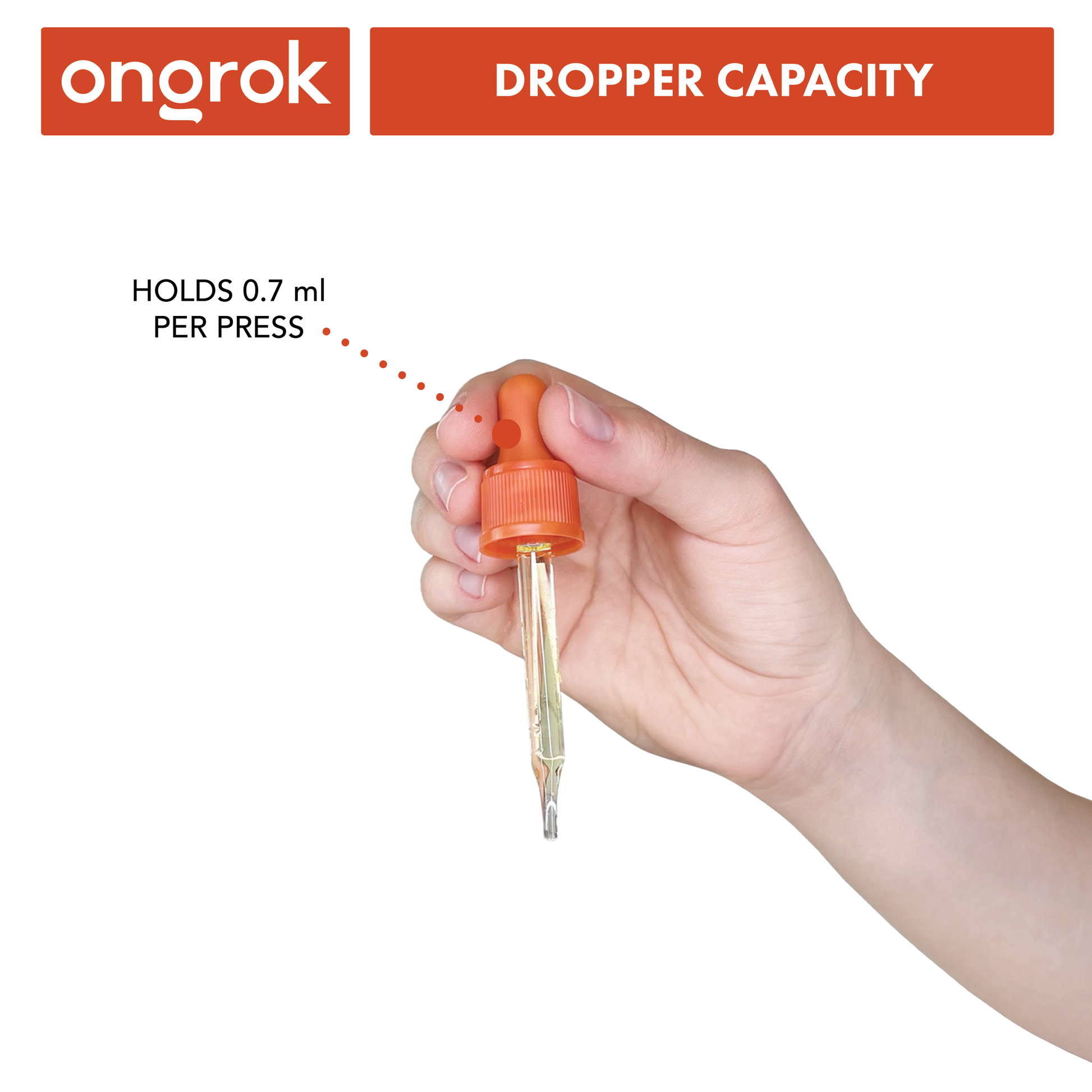 Ongrok Glass Dropper Jars, 6 pack - BuddyBrands - Little Red General Store