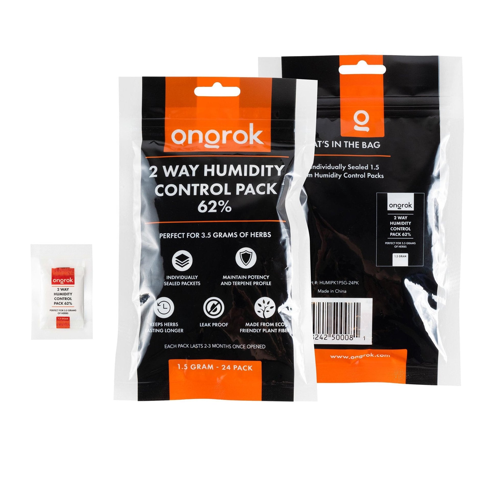 Ongrok 2 - Way 62% Humidity Packs | 3 sizes (Small, Medium, Large) - BuddyBrands - Little Red General Store