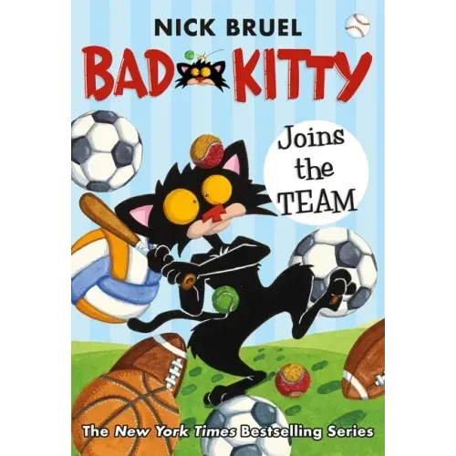 Bad Kitty Joins the Team (Paperback Black-And-White Edition)
