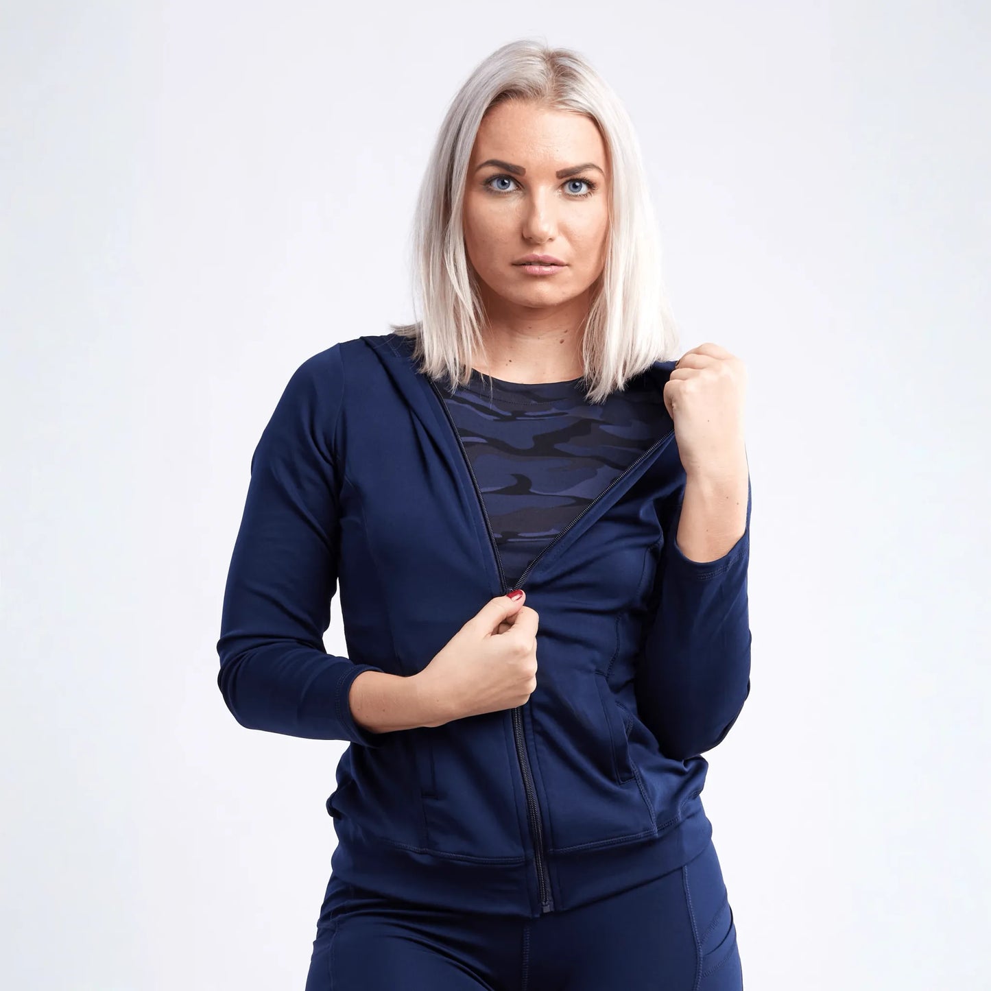 JupiterGear Athletic Fitted Zip-Up Hoodie Jacket with Pockets