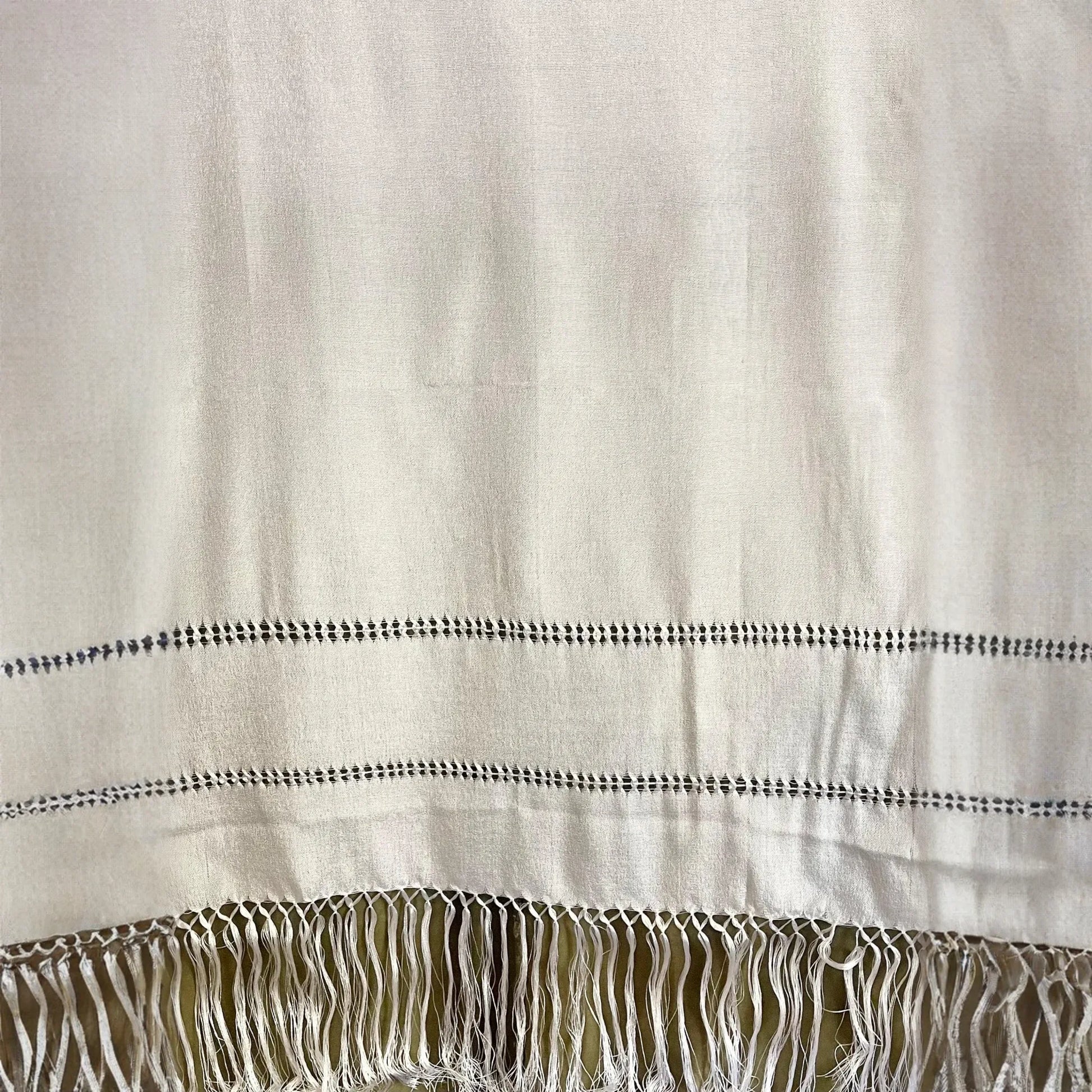 Authentic Mexican Silk Wrap Shawl Reboso Mexicano De Artiseda
