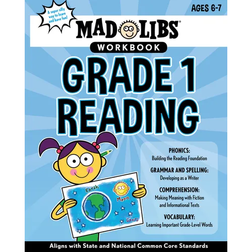 Mad Libs Workbook: Grade 1 Reading: Aligns with State and National Common Core Standards
