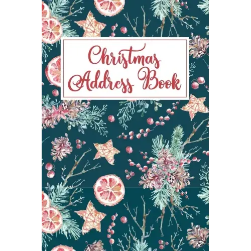 Christmas Address Book: Holiday Card List Book & Organizer