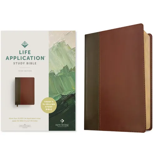 NLT Life Application Study Bible, Third Edition (Red Letter, Leatherlike, Brown/Tan)