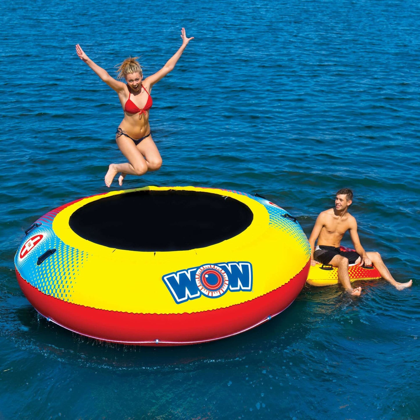 WOW Sports Floating Pool and Lake Bouncer (15-2030)