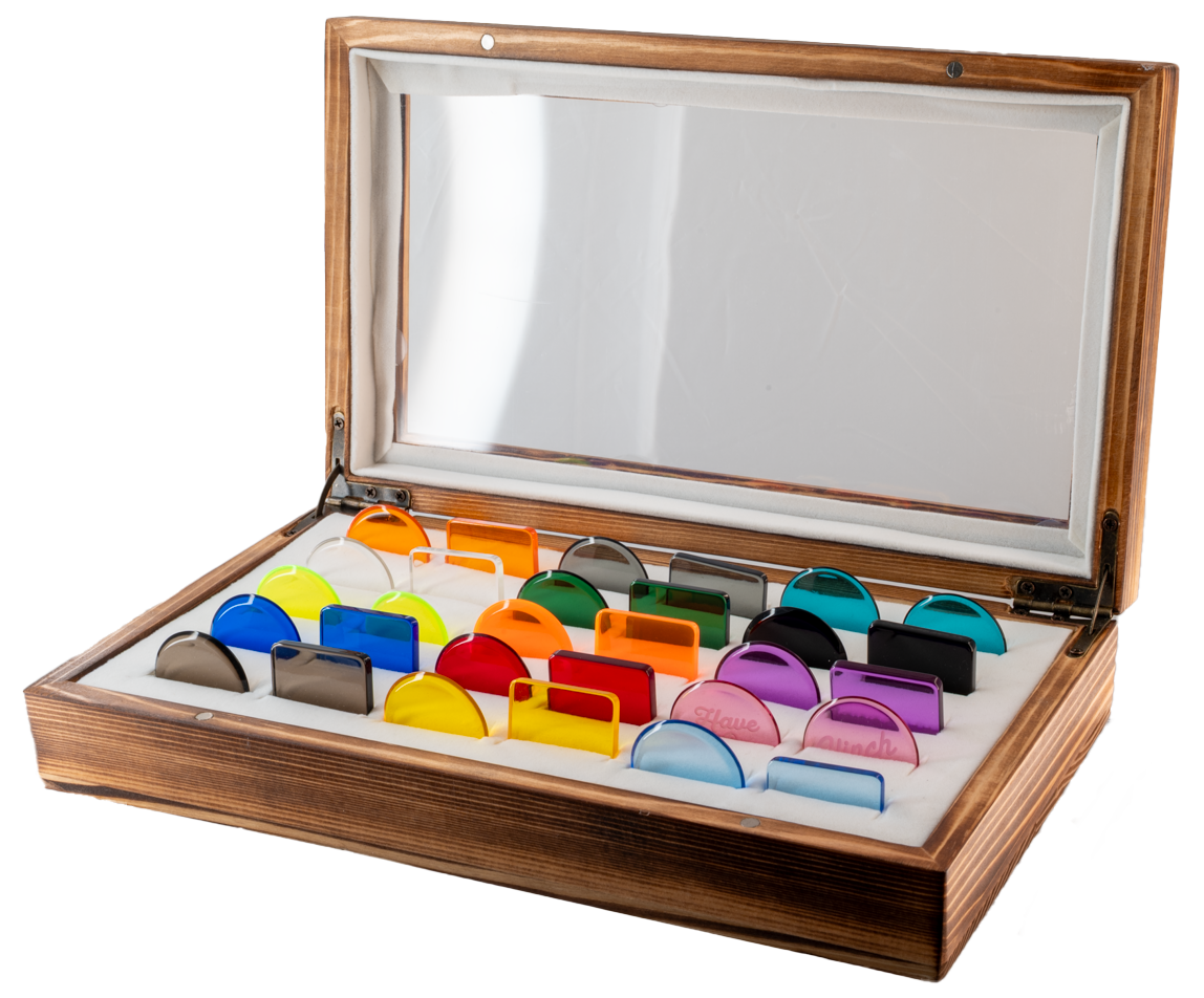 Wood Display Case - EMPTY