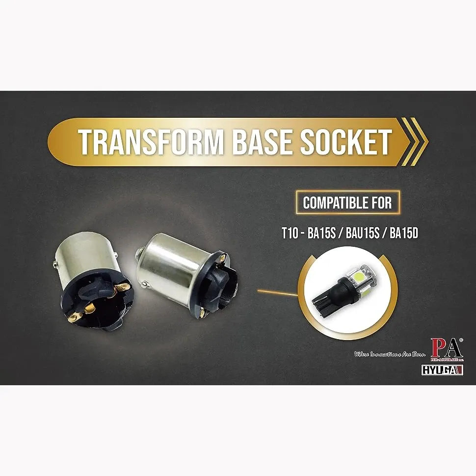 T10 168 194 to BAU15S Bulb Base Converter Sailing Use Bulb Adaptor Transform Base Socket