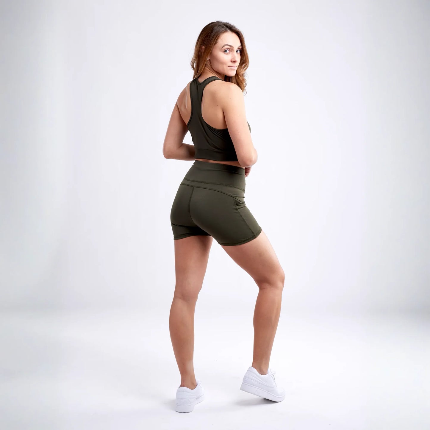 JupiterGear Racerback Lightweight Training Crop Tank Top