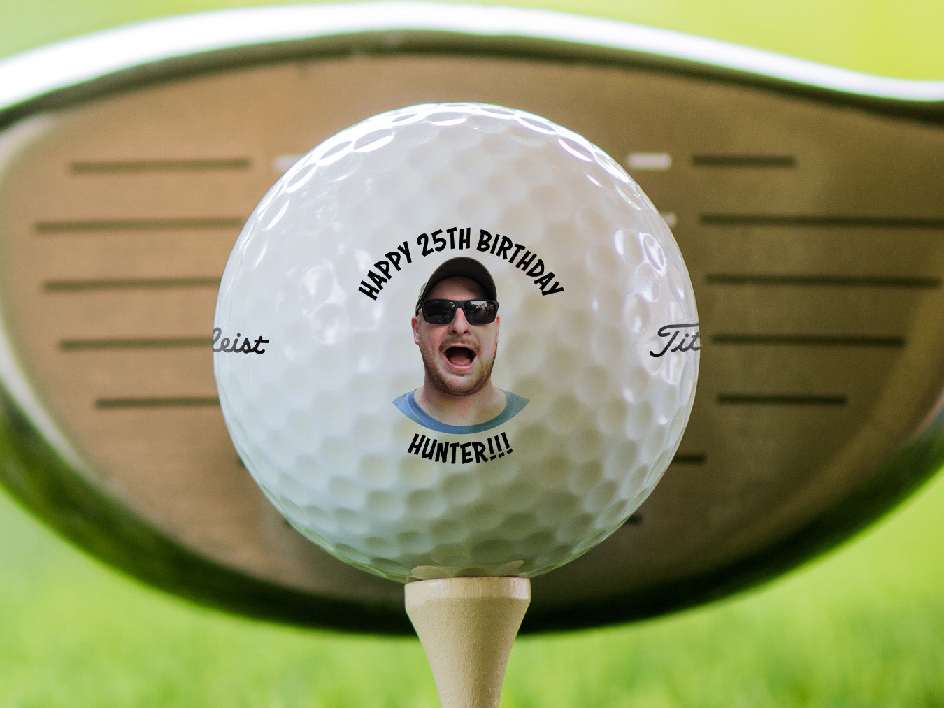 Add Your Photo & Text Golf Balls