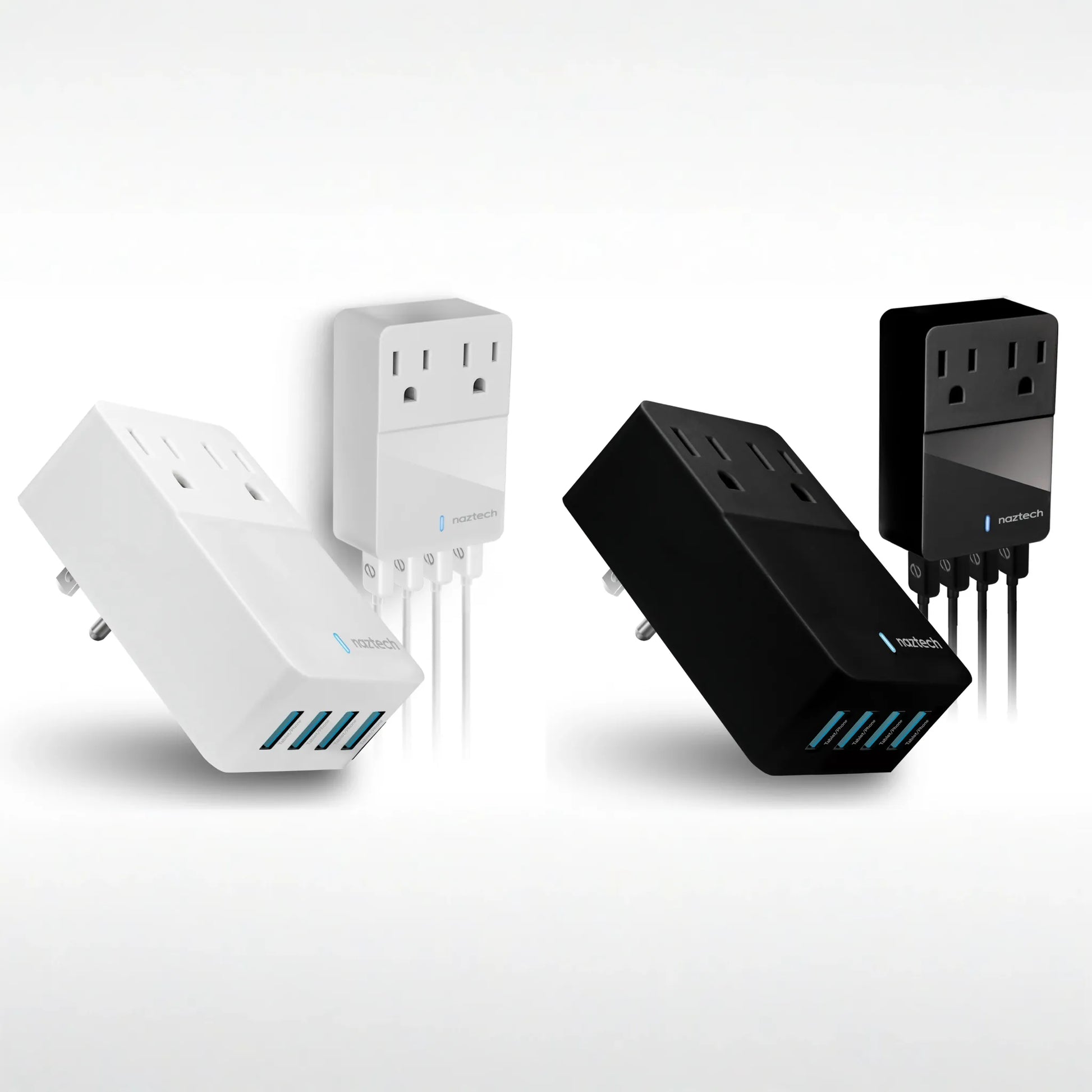 Naztech Fast Multi-Device Charger- 2 Outlets + 4 USB Port