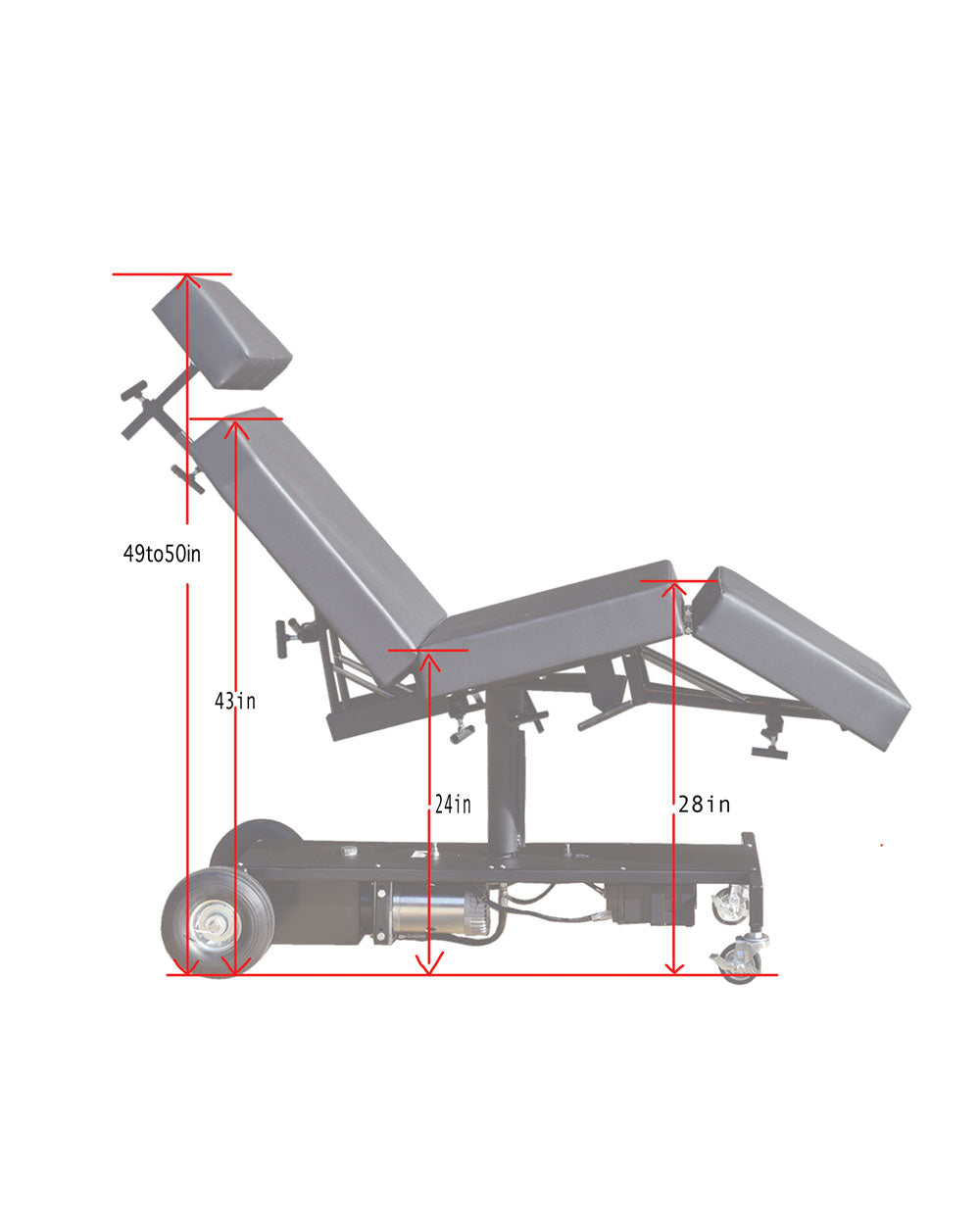 Tattoo chair and armrest combo
