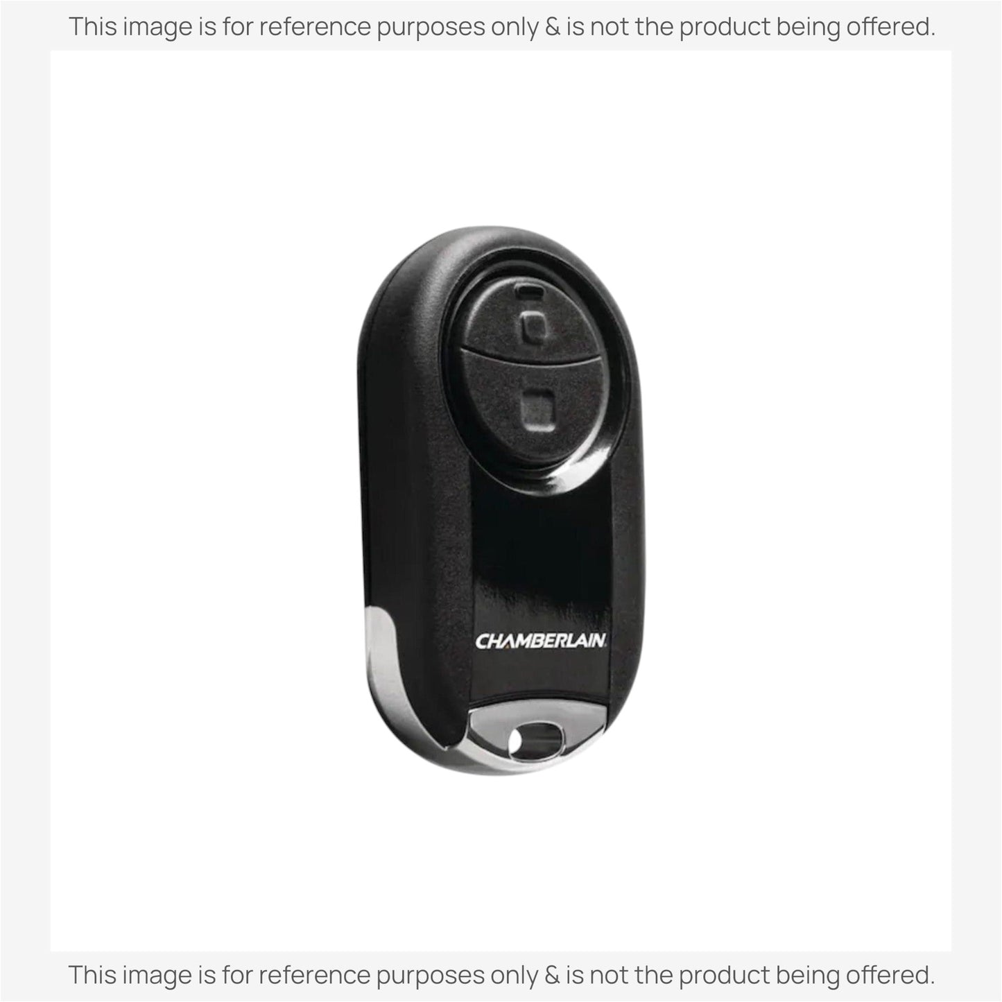 Substitute for Chamberlain MC100C Keychain 2-Button Universal for Learn Key Garage Door Opener Remote Control [375UT-2button]
