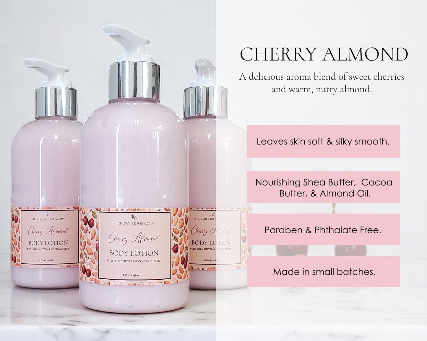 Cherry Almond Body Butter Lotion