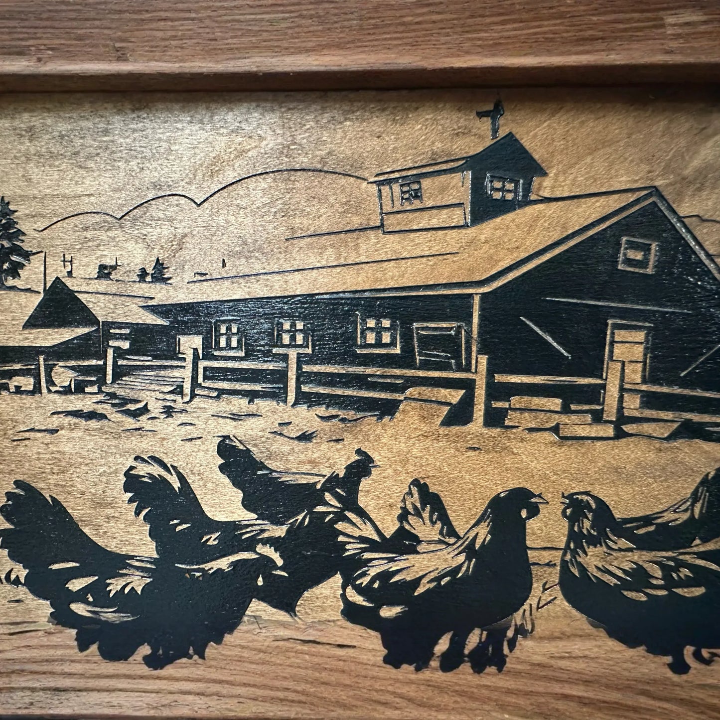 Hidden Gun Storage Cabinet - Chicken Farm