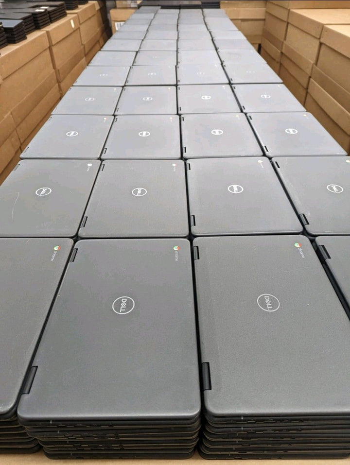 Bulk Lot of 100 Dell 3100 Chromebooks (Non - Touch), 11.6" 4 GB 16 GB Intel Celeron Chrome OS - Wholesale Offer for Schools, Businesses, and Nonprofits - Chromebooks R Us - Little Red General Store