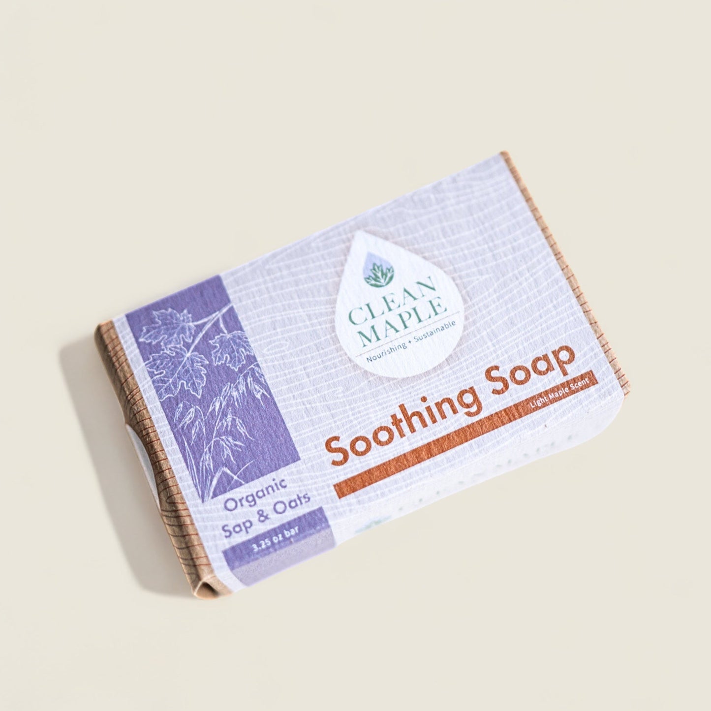 Organic Sap and Oats Soothing Soap - Clean Maple - Little Red General Store