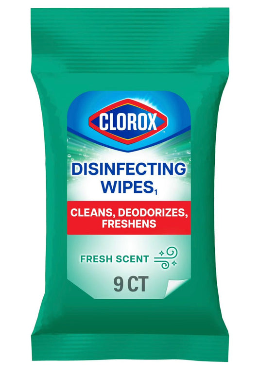 Clorox Disinfecting Wipes On-the-Go, Bleach-Free Travel Wipes