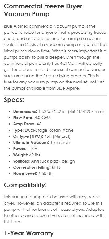 Large Freeze Dryer