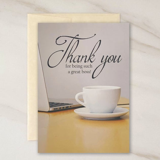 Boss Day Thank You - Boss's Day Greeting Card - contact - Little Red General Store