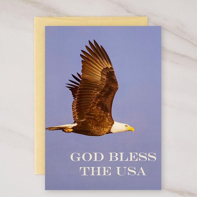 God Bless The USA - Veterans Day Greeting Cards - contact - Little Red General Store
