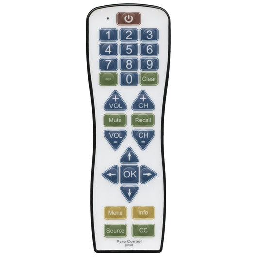 Substitute for RCA 38W766 Antimicrobial 1-Device Universal Remote Control [RR1003]