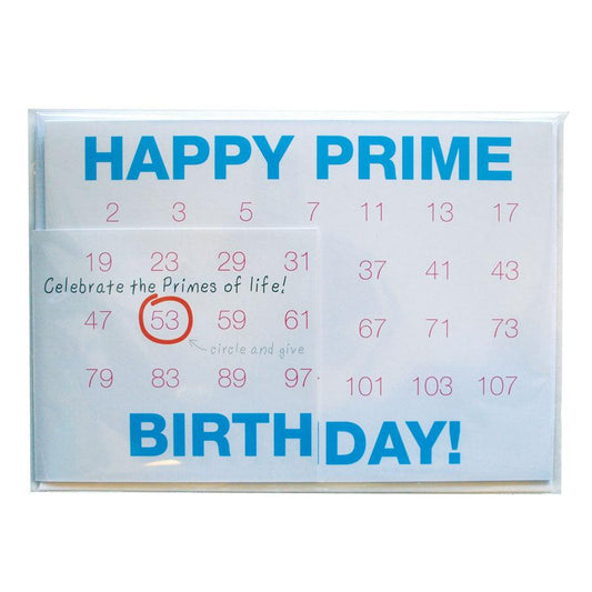 Happy Prime Birthday Card