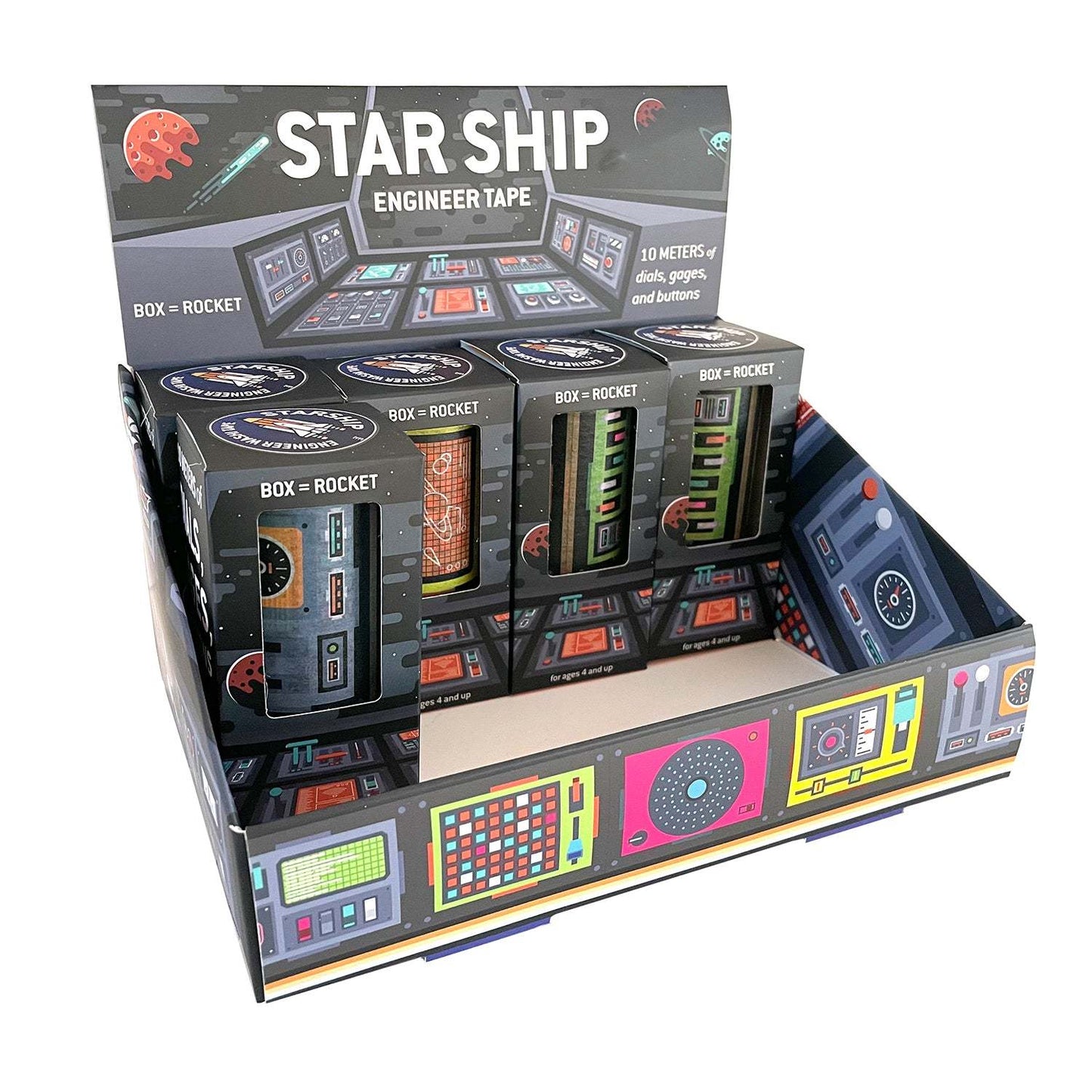 Star Ship Engineer Washi Tape
