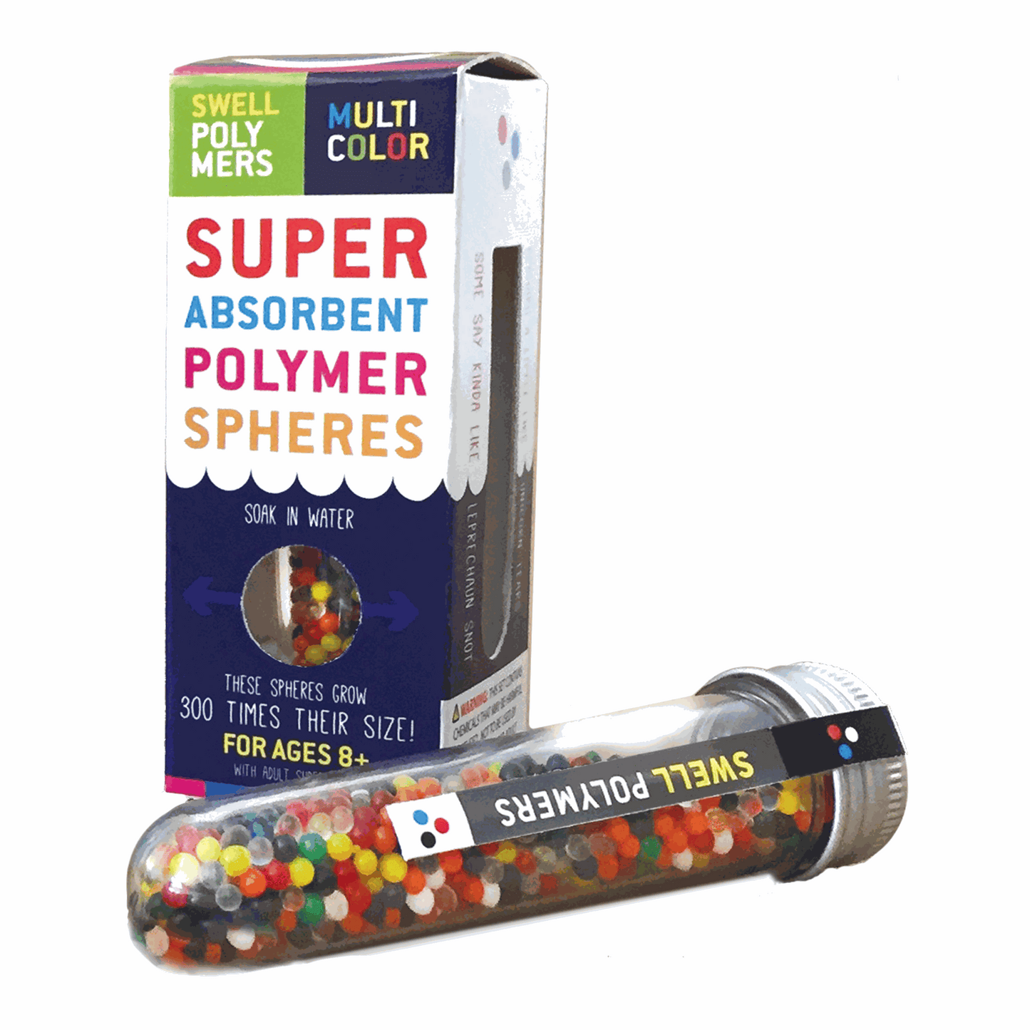 Swell polymer spheres (multi-colored)