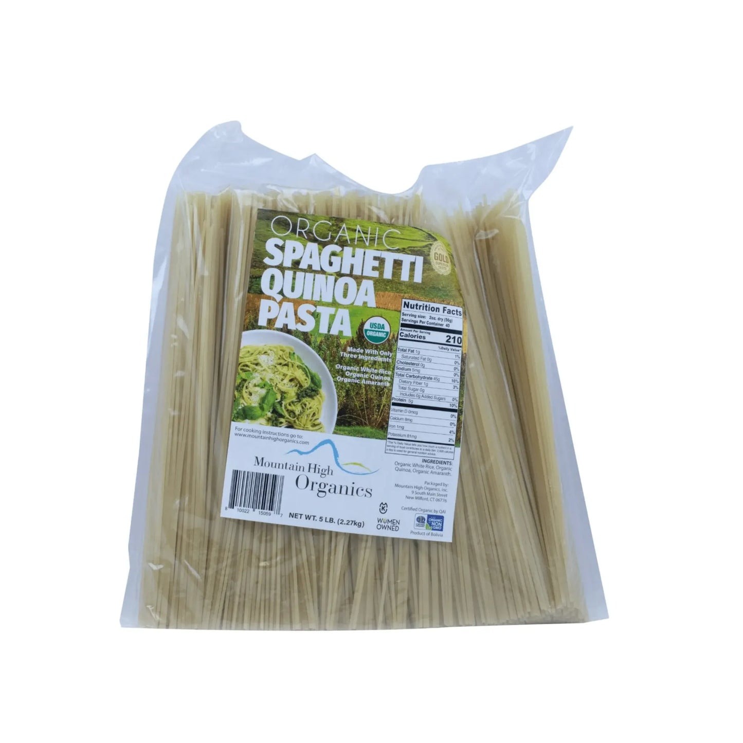 Spaghetti, Quinoa, Organic, Gluten-Free