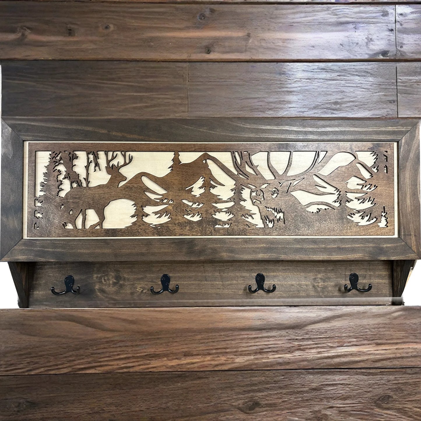 Coat Rack Hidden Gun Storage - Deer Hunting In The Woods