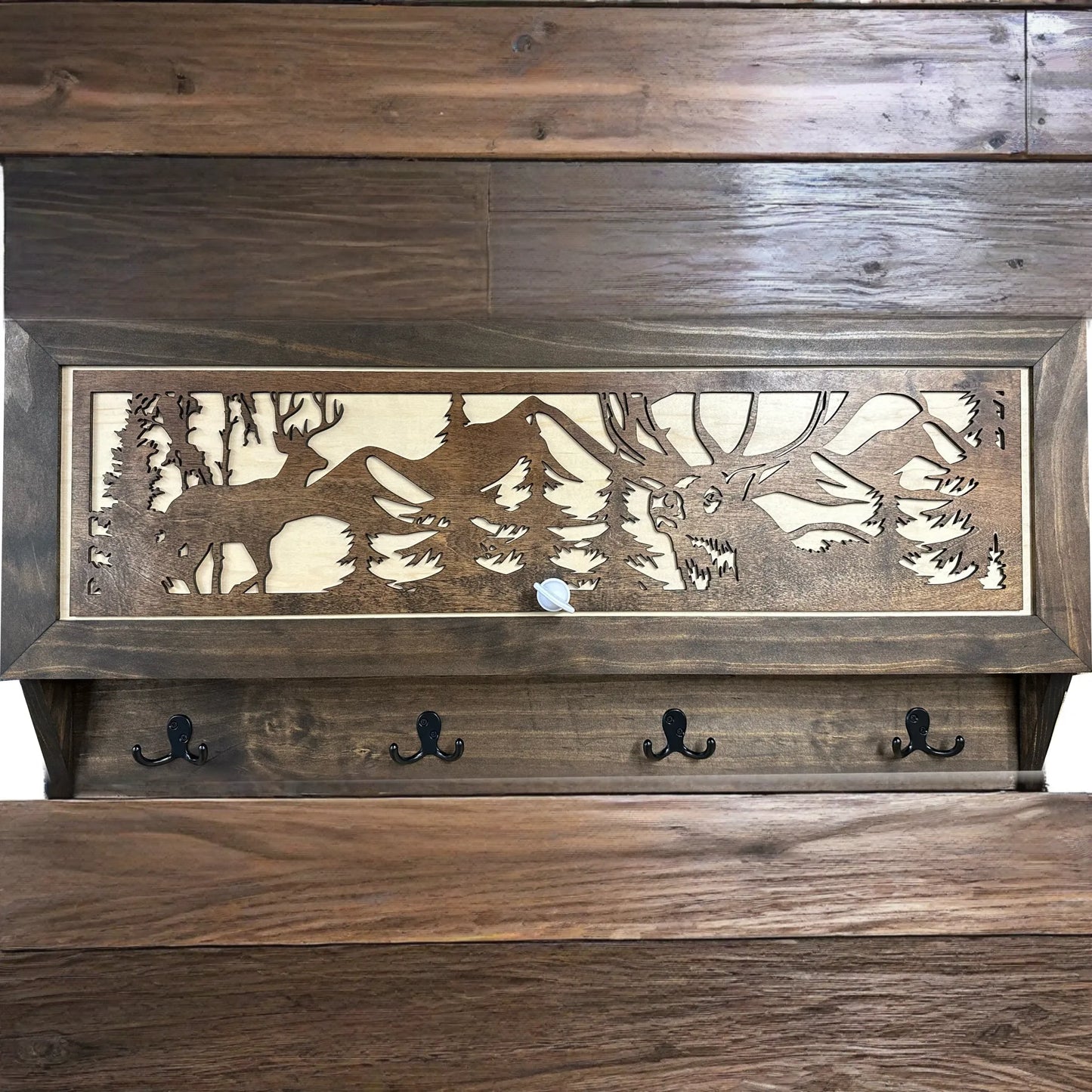 Coat Rack Hidden Gun Storage - Deer Hunting In The Woods