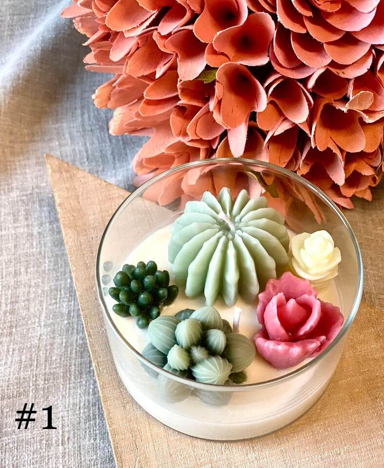 Garden Escape Handmade Terrarium Scented Candle - Crazy About Candles - Little Red General Store