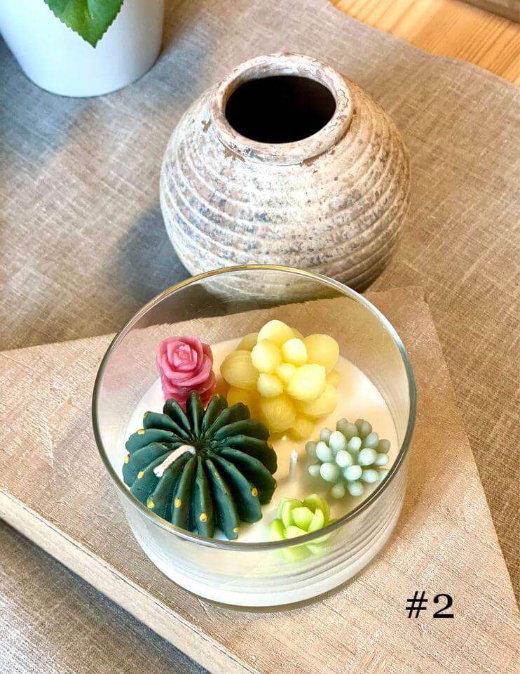 Garden Escape Handmade Terrarium Scented Candle - Crazy About Candles - Little Red General Store
