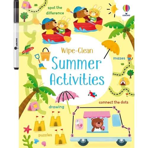 Wipe-Clean Summer Activities