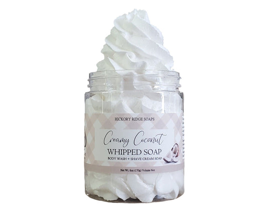 Creamy Coconut Whipped Soap