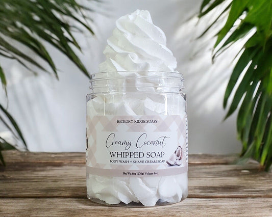 Creamy Coconut Whipped Soap