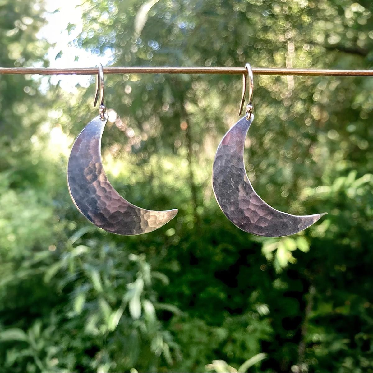 Crescent Moon Earrings in Sterling Silver | Moon Phase Earrings - 🆕 New Arrivals, All Products, Products from Alison Morse, 👗 Apparel + Accessories, 👗 Jewelry - Little Red General Store