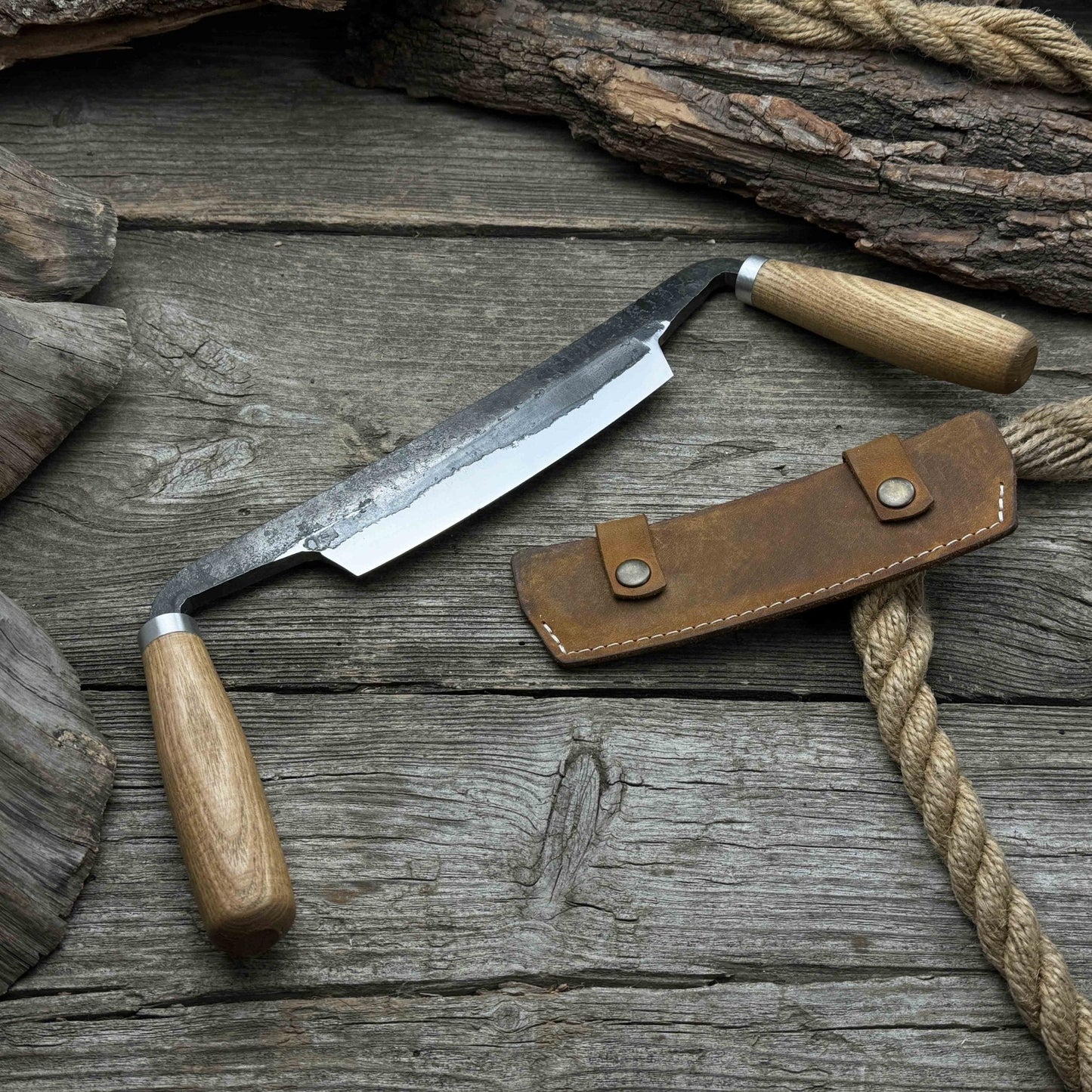 Curved Drawknife (Push/Pull), 14.5 cm (5.7 inches)