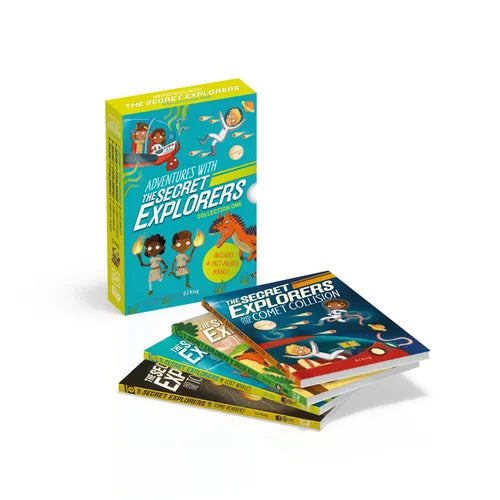 Adventures with the Secret Explorers: Collection One: 4-Book Box Set of Educational Fiction Chapter Books Books