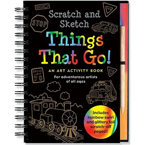 Scratch & Sketch Things That Go (Trace-Along)
