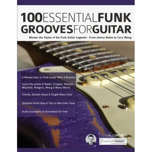 100 Essential Funk Grooves for Guitar: Master the Styles of the Funk Guitar Legends - From Jimmy Nolen to Cory Wong