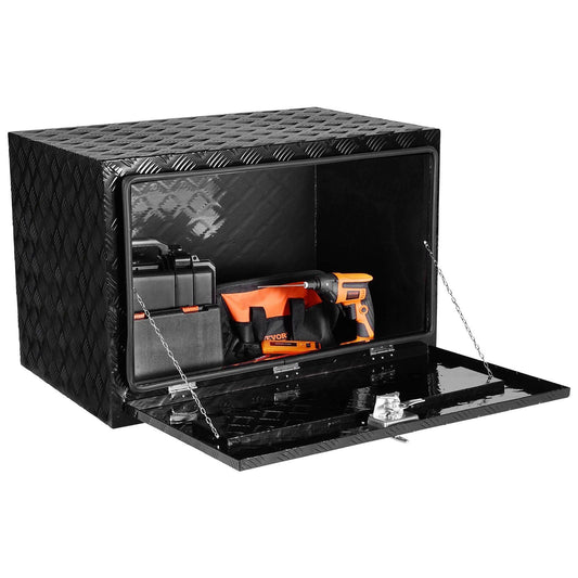 Underbody Aluminum Truck Tool Box 36" x 24" x 24" Trailer RV Tool Storage