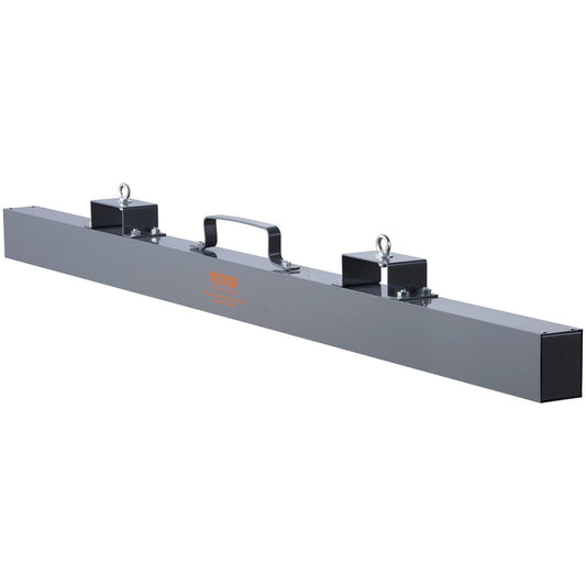105lbs Hanging Magnetic Sweeper Pickup Tool, Nail Hang-Type Magnetic Forklift Sweeper, Industrial Grade Magnets Steel Material Hunting Accessories for Picking Up Bolts Nails Iron Chips Metals