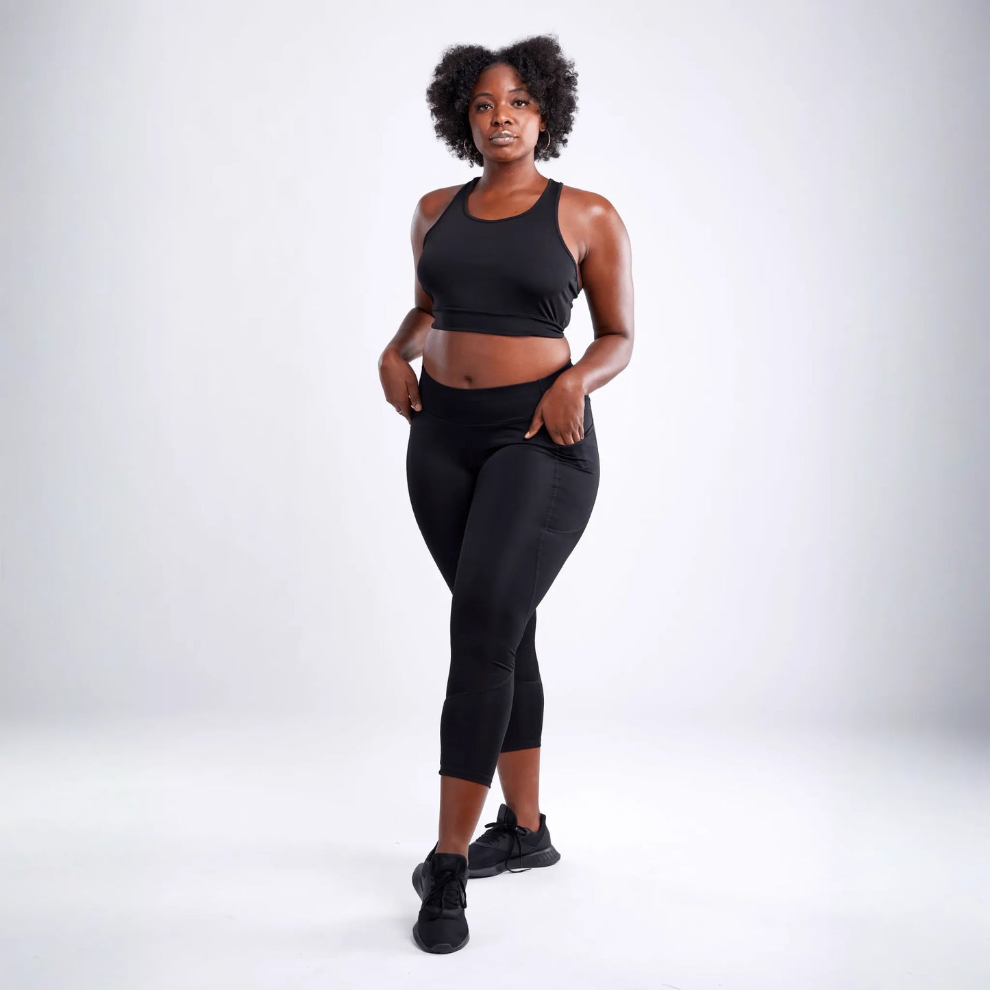 JupiterGear High-Waisted Classic Gym Leggings with Side Pockets