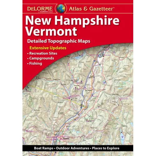Delorme Atlas & Gazetteer: New Hampshire, Vermont