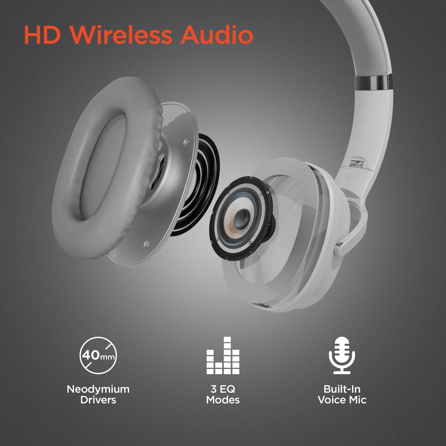 HyperGear Flip 2-in-1 Headphones Plus Speaker