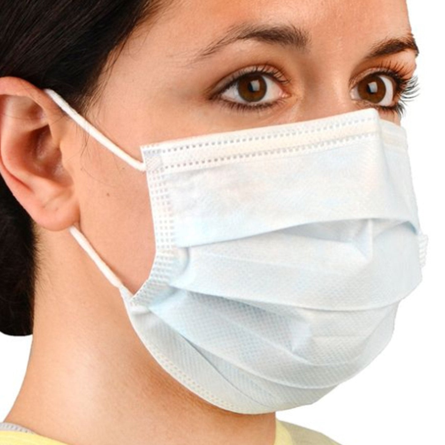 Procedure Mask Cardinal Health™ ASTM Level 1 Earloops One Size Fits Most AT7511M