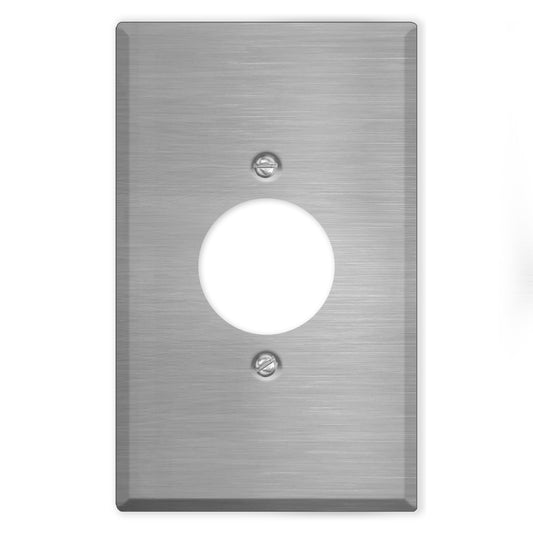 1 Gang Oversized Stainless Steel Single Receptacle Wall Plate